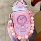 Kawaii Pink Bear Stainless Steel Water Bottle