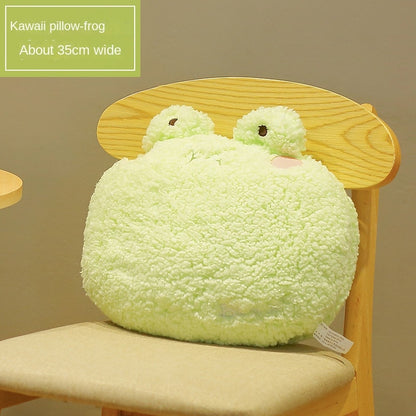 Kawaii Frog Cushion Plushie