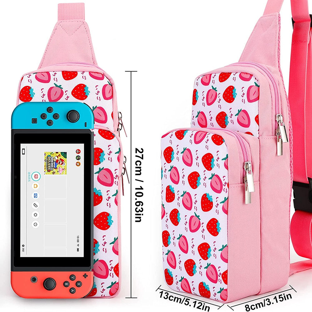 Kawaii Nintendo Switch Backpack Dimensions  27cm x 13cm x 8cm
