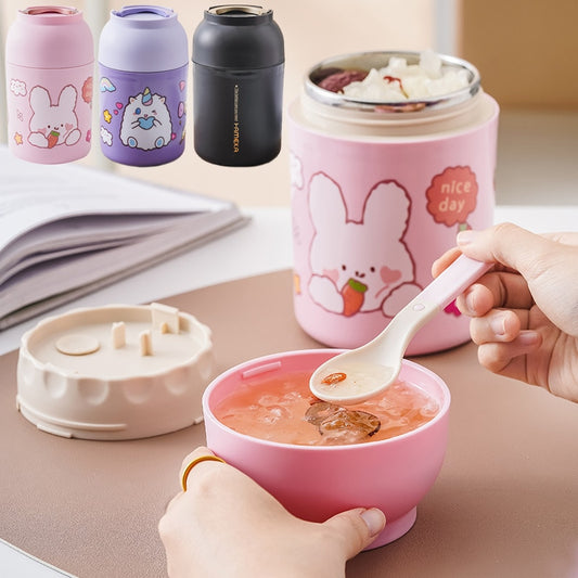 Kawaii Pink Bunny Cute Lunch Thermoses