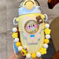 Kawaii Yellow Bear Stainless Steel Water Bottle