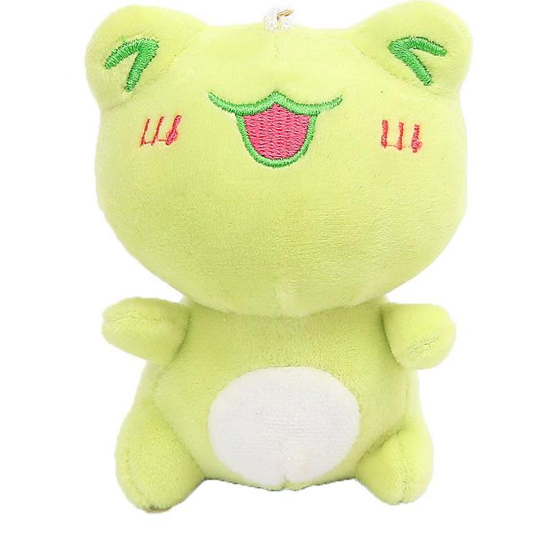 Kawaii Light Green Frog Plushie Pendants