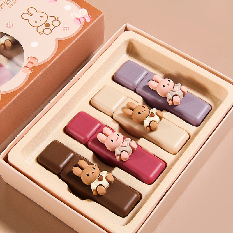 Kawaii Bunny Matte Lip Gloss Set