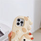 Close Up of Cat iPhone Case With Fluffy Strap