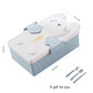 Kawaii Blue Bear Bento Box Dimensions - 12.1cm - 6.3cm