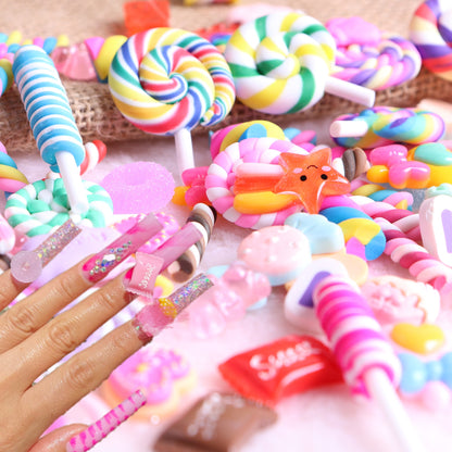 Kawaii Candy Nail Charms