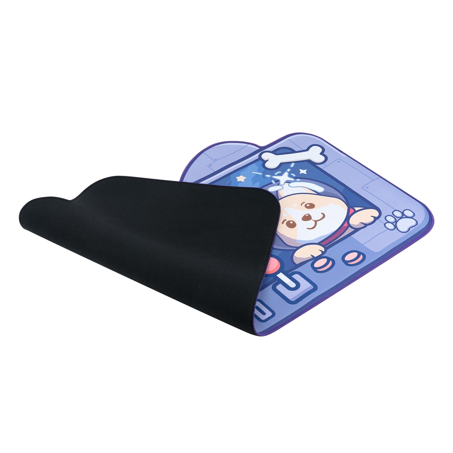 Kawaii Shiba Inu in Space Desk Pad