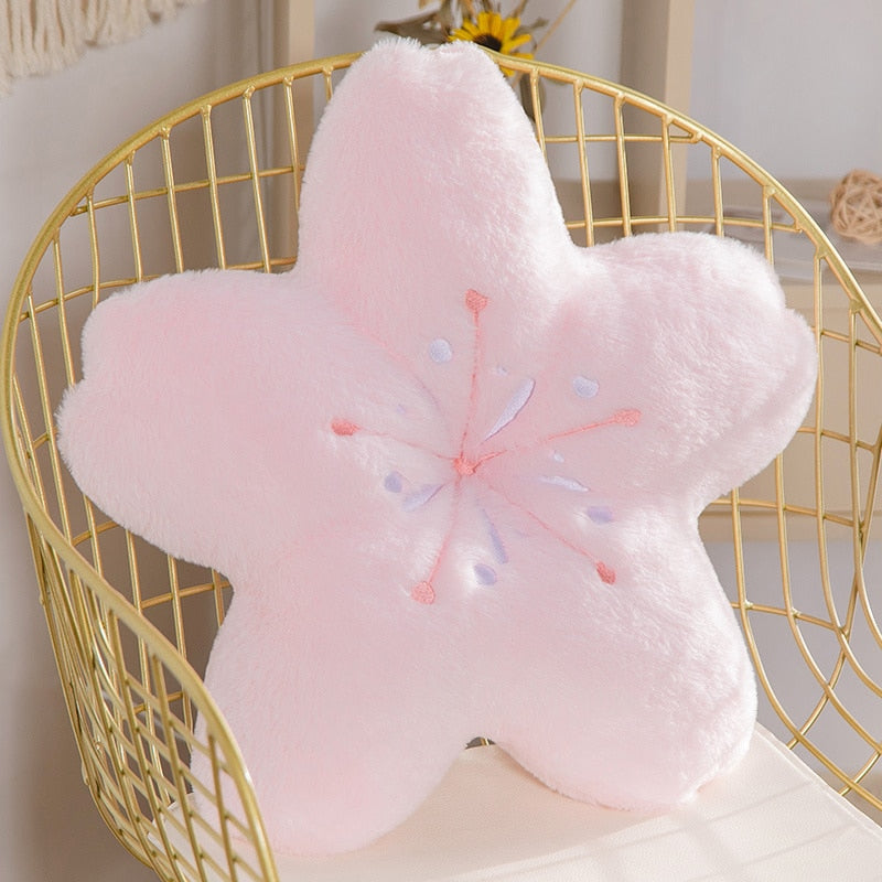 Kawaii Cherry Blossom Pillow Plushie