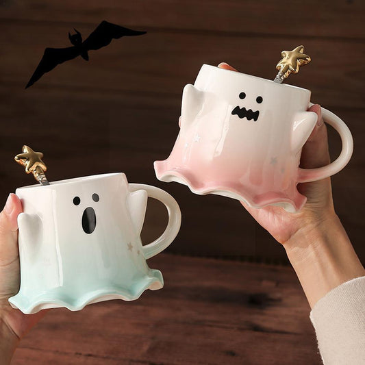 Kawaii Pastel Ghost Mugs
