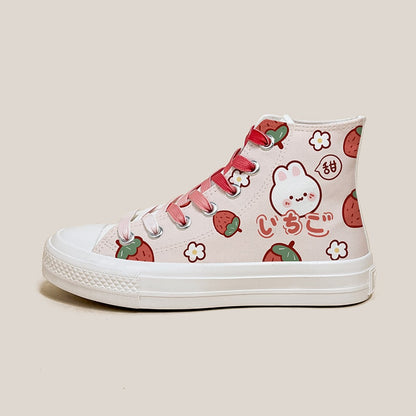 Kawaii Strawberry Bunny Shoe