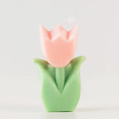 Kawaii Pink Tulip Aromatherapy Candle