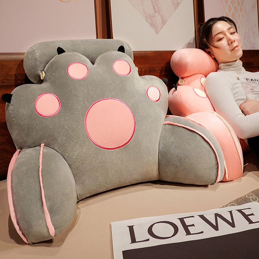 Kawaii Soft Cat Paw Reading Pillows