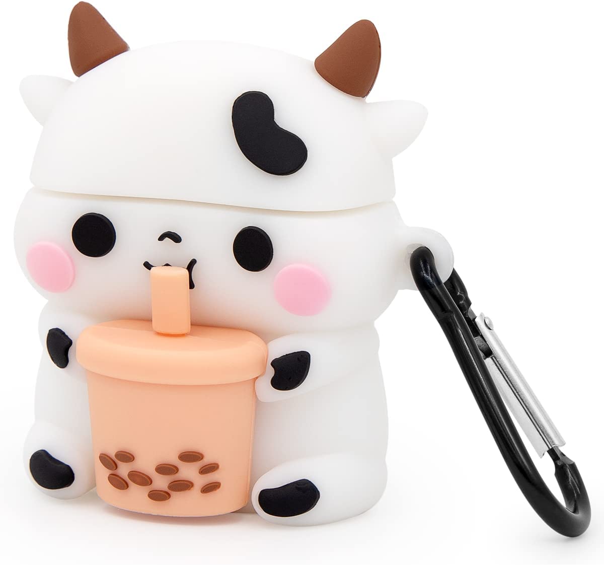 Kawaii Boba Tea Cow AirPods Case