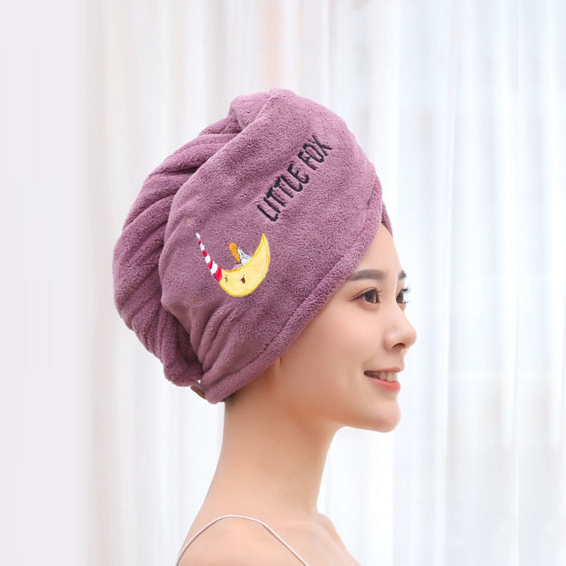 Kawaii Microfiber Hair Towel