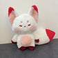 Kawaii White and Red Fox Plushie