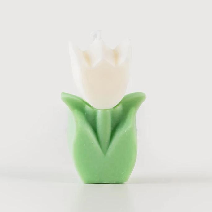 Kawaii White Tulip Aromatherapy Candle