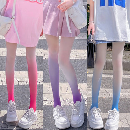 Kawaii Color Gradient Pantyhose