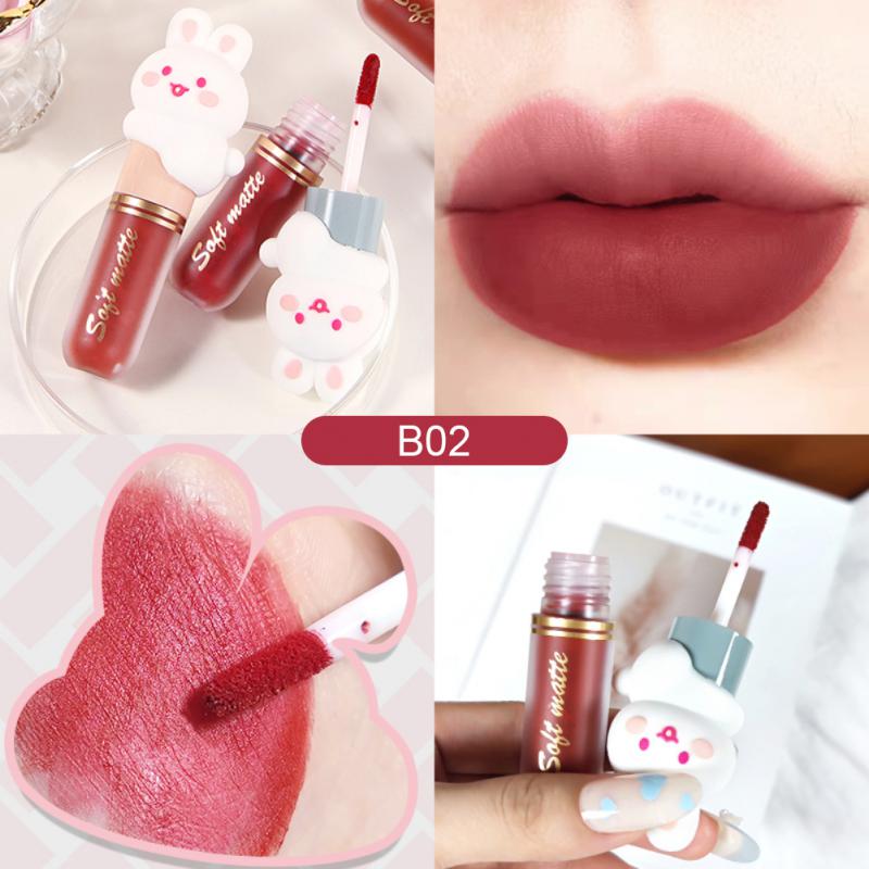 Kawaii Makeup Bunny Matte Lip Gloss Shade B02