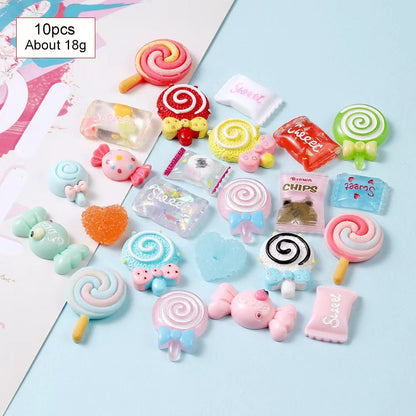 Kawaii Candy Nail Charms