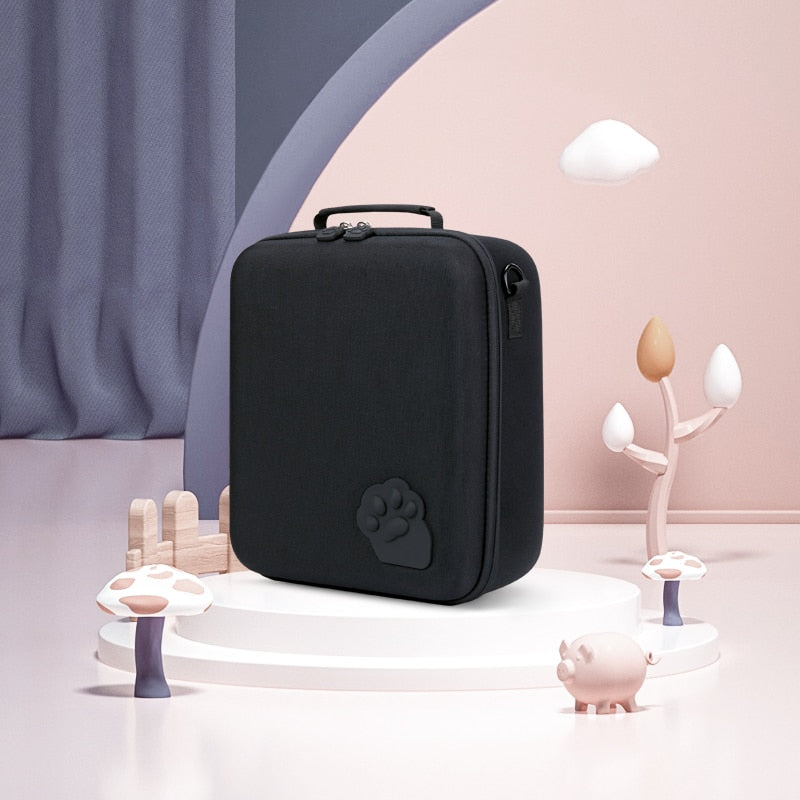 Kawaii Black Cat Paw Gaming Suitcase