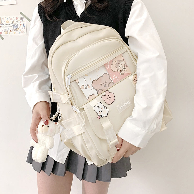 cute japanese mini backpacks MILLEVIBE Ita Backpack with Pin Display Insert & Pins typically moving 1 Sumikko Gurashi - Adorable Camping
