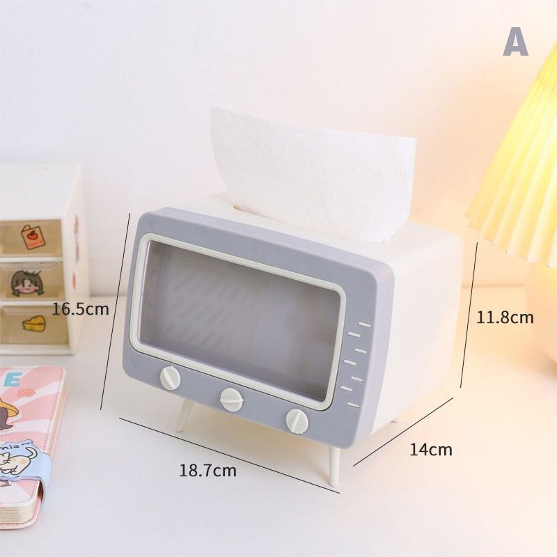 Cute Tissue Box & Phone Holder