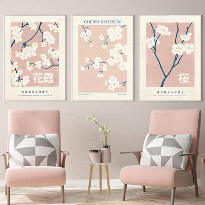 Kawaii Cherry Blossom Posters