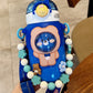 Kawaii Blue Bear Stainless Steel Water Bottle