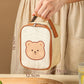 Hand Holding Kawaii Bear Lunch Box Tote