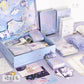 Kawaii Purple Cute Stationery Gift Set