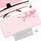 Kawaii PInk Cherry Blossom Desk Pad