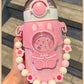 Kawaii Pink Bunny Stainless Steel Water Bottle