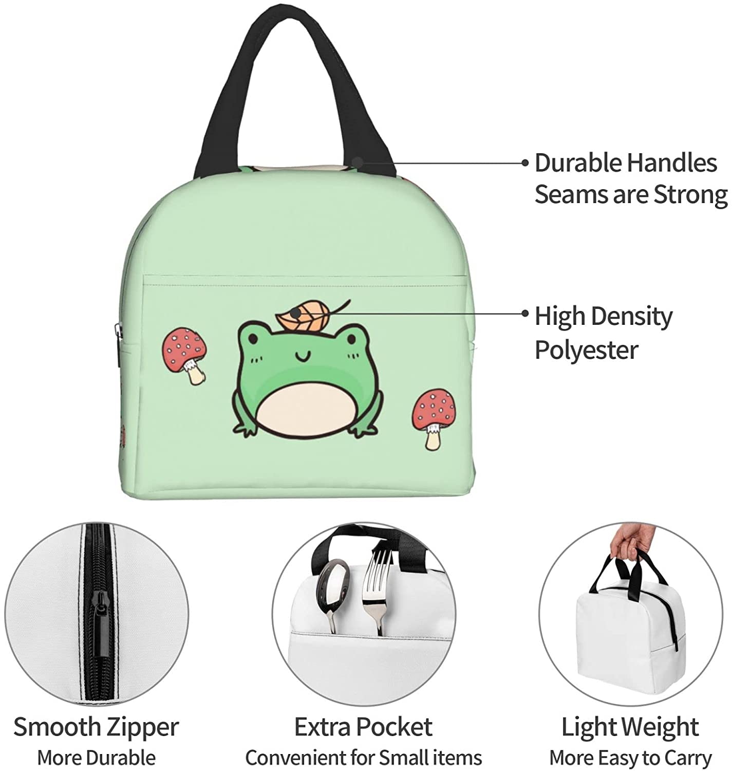 Kawaii Frog Lunch Bag