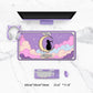 Moon Cat Kawaii Desk Pad