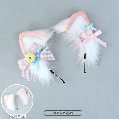 Kawaii Cat Ears Cosplay Headband – Kore Kawaii display picture 1