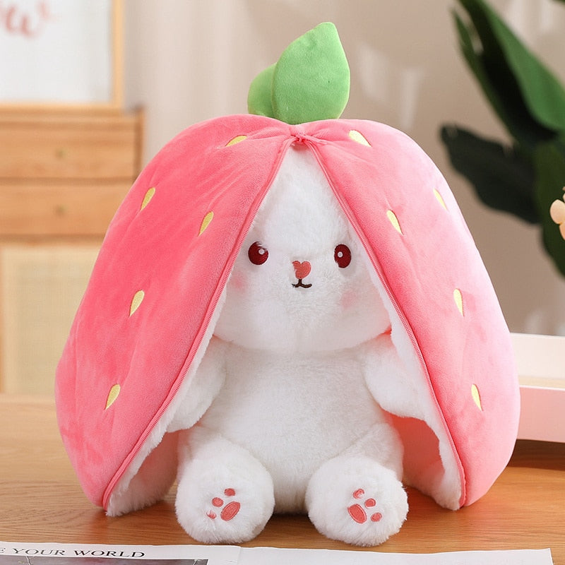 Kawaii Strawberry Bunny Plushie