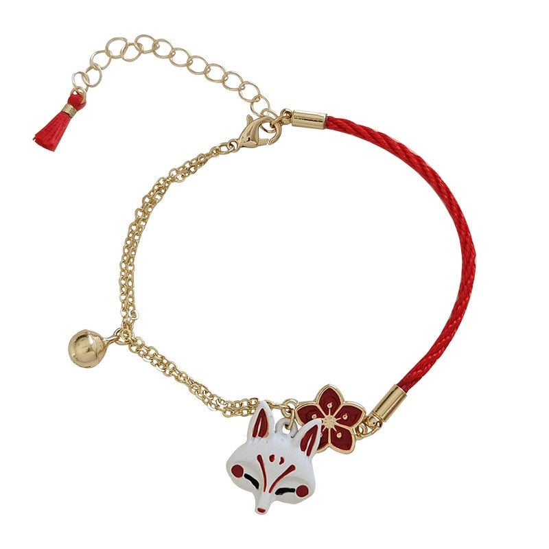 Kawaii Red Kitsune Fox Bracelet