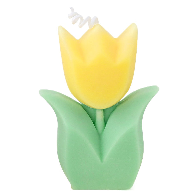 Kawaii Yellow Tulip Aromatherapy Candle