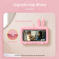 Kawaii Pink Waterproof Bathroom Phone Case With Bunny Ears Mounted