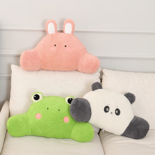 Kawaii Bunny, Frog, and Panda Cushions
