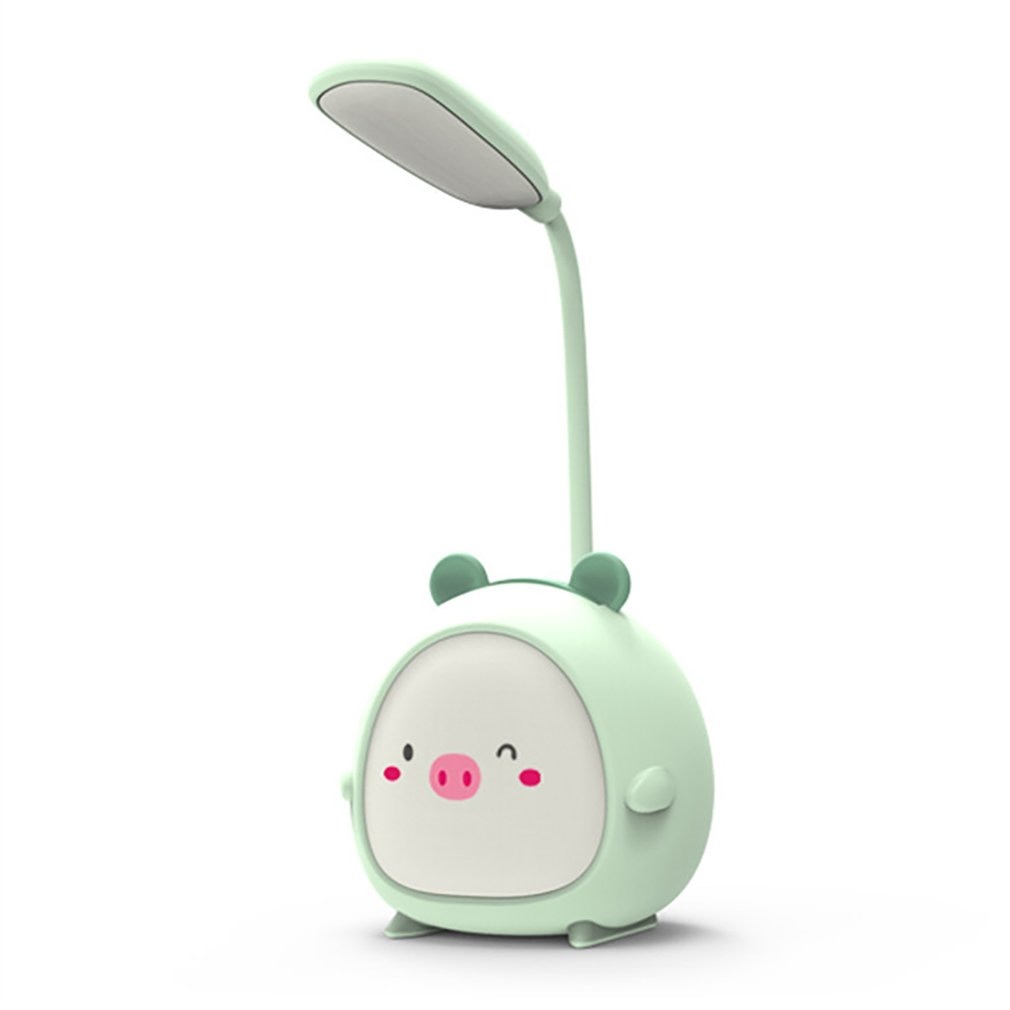 Kawaii Green Pig Lamp