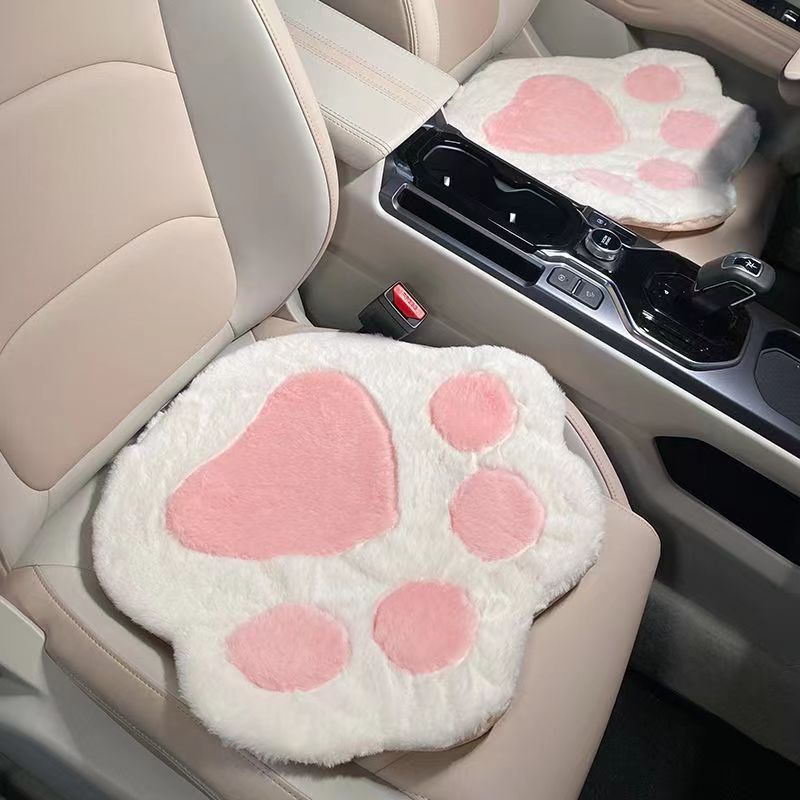 Kawaii Cat Paw Cat Seat Cover Set