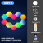 Kawaii RGB Bluetooth LED Hexagon Lights