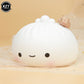 Kawaii Dumpling Bun LED Night Light With Small Brown Bear