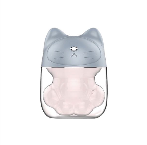 Kawaii Grey Mini Cat Humidifier