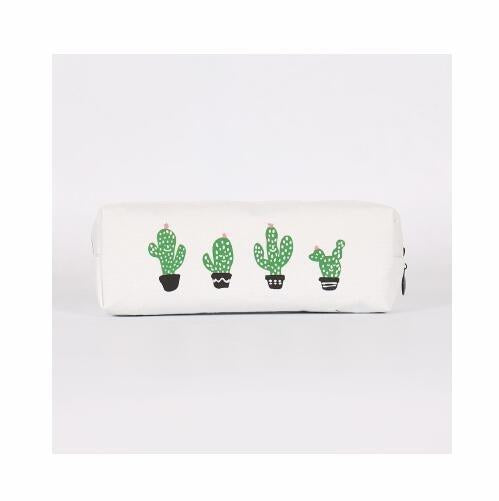 Cute Cactus Pencil Case Canvas Bag