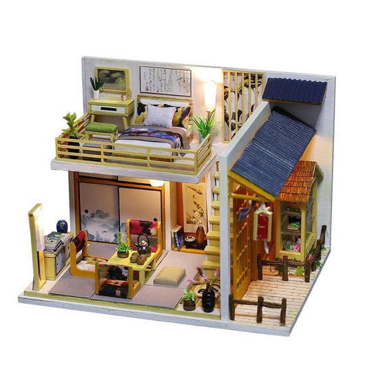 Japanese Wooden Dollhouse Kit