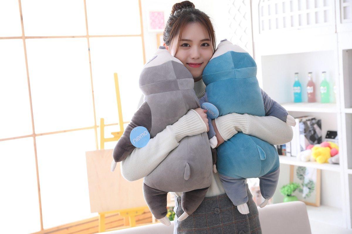 Kawaii Blue and Grey Sleepy Sloth Plushies