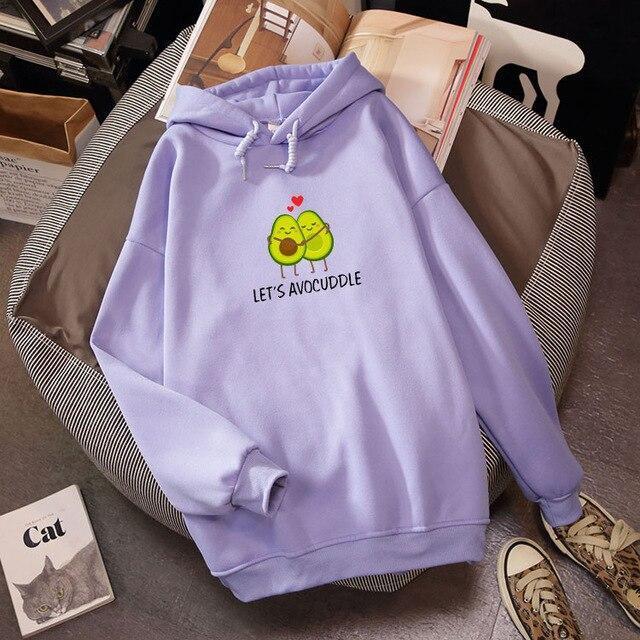 Kawaii Blue "Avocado Love" Hoodie