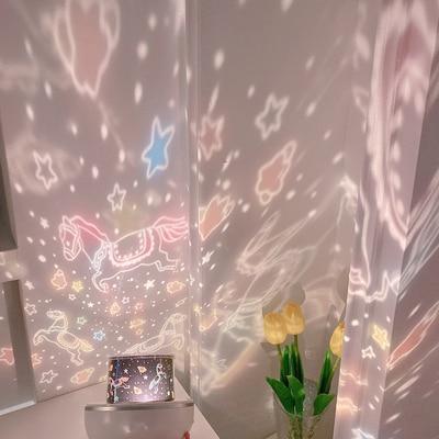 Kawaii Rotating Projector LED Night Light Projection on the Wall